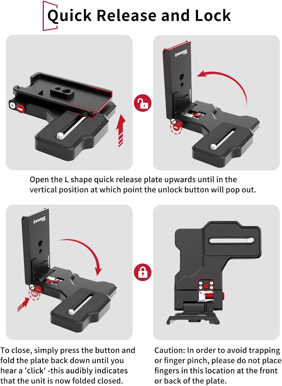 iFootage L Shape Quick Release Plate LP-02