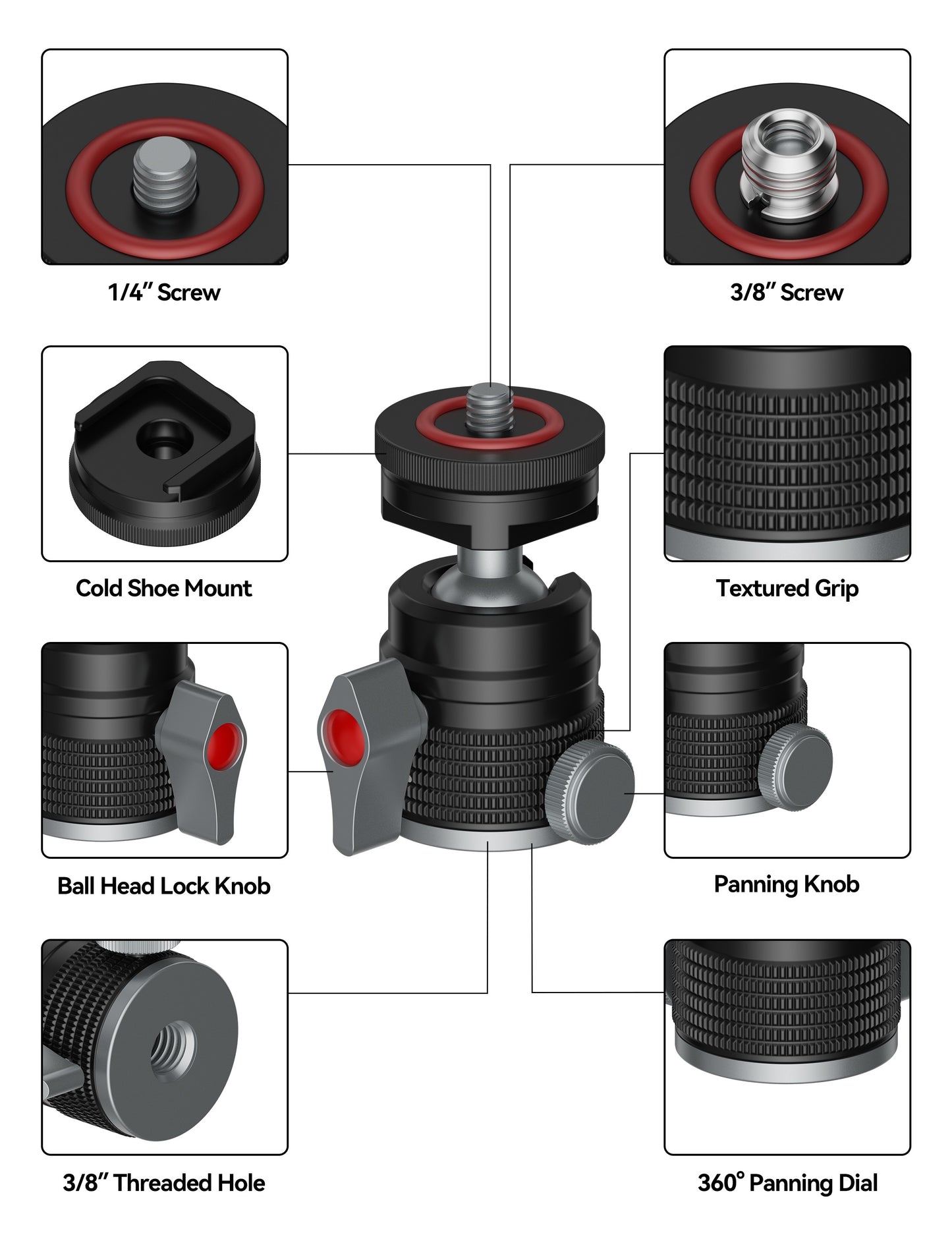 iFootage Ball Head T31D