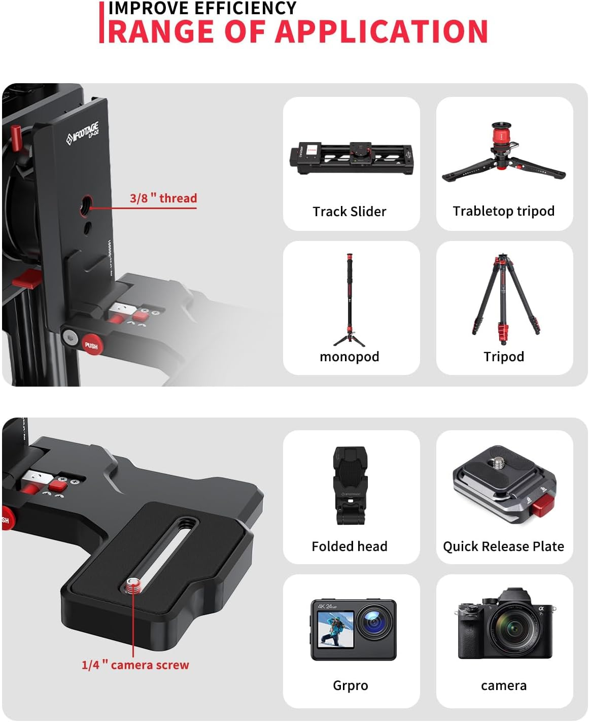 iFootage L Shape Quick Release Plate LP-02