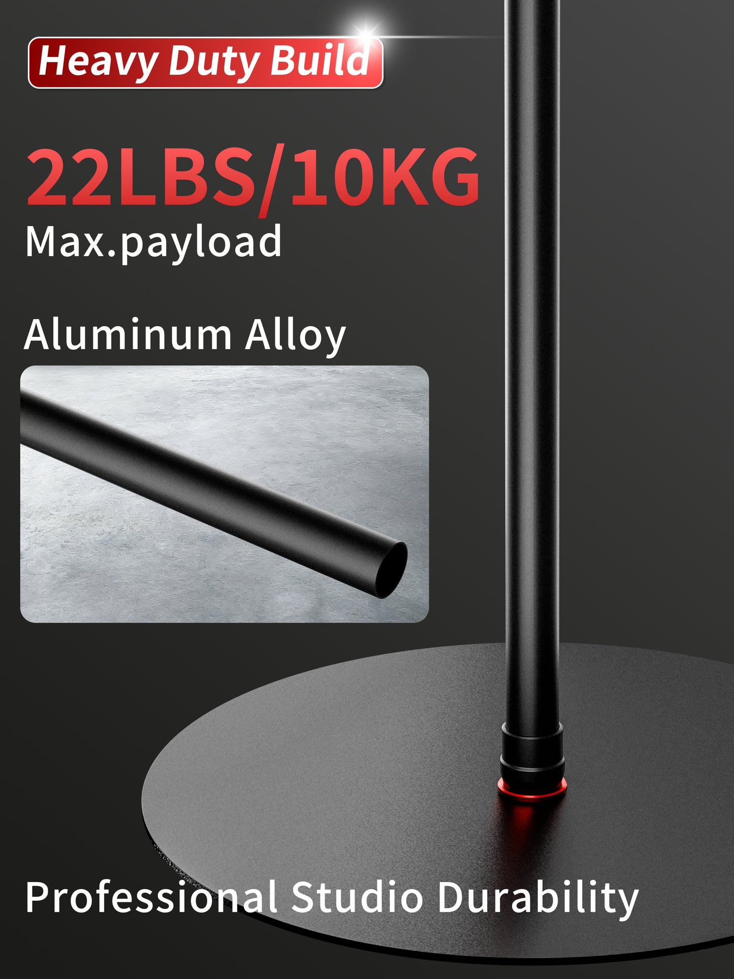 A500 Round Base Monopod