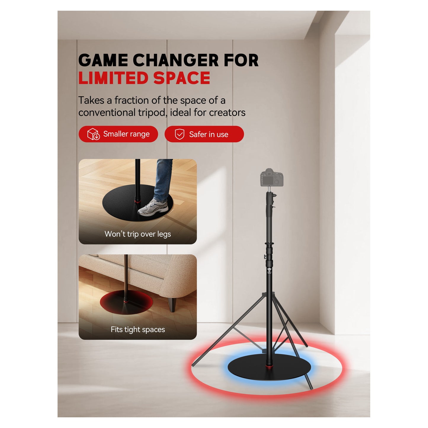 A500 Round Base Monopod