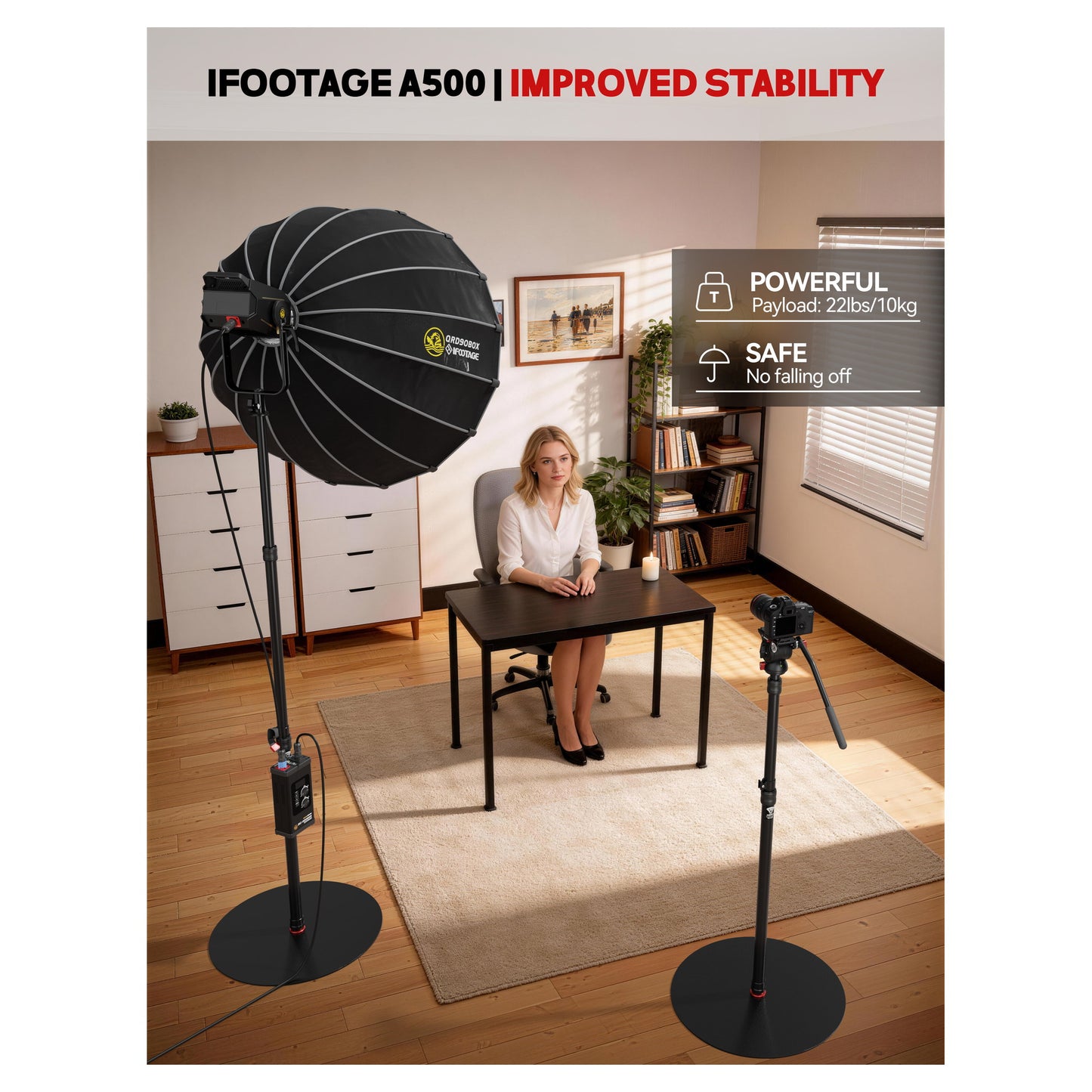 A500 Round Base Monopod